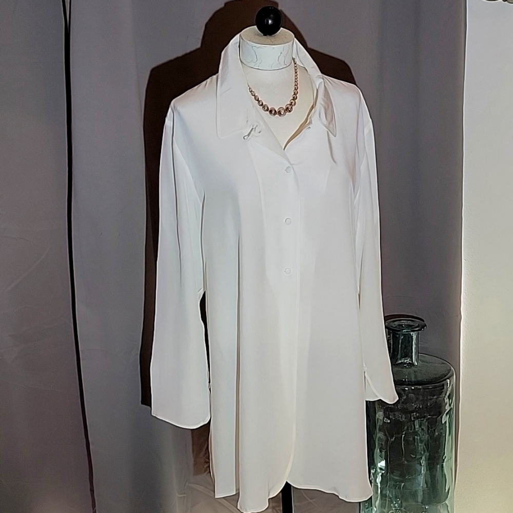 Linda Hartman Classic Silk Pajama Top